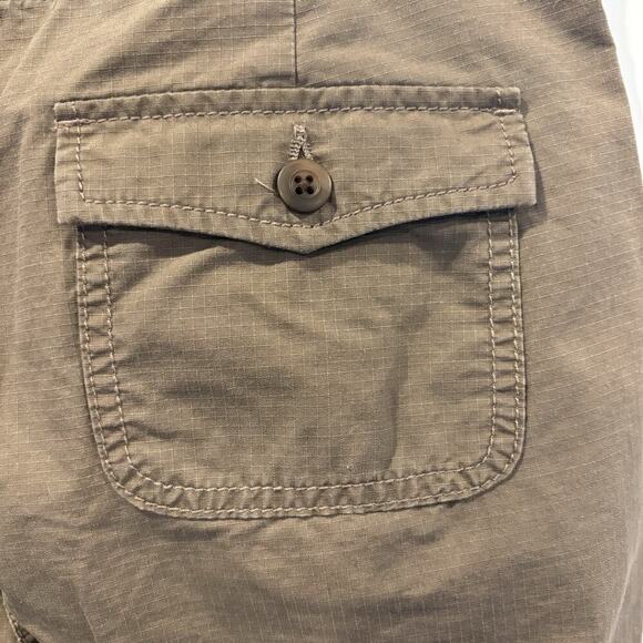 LL‎ Bean Brown Pants Ripstop Gray Hiking Trail Womens Size 12 (1879) - Picture 5 of 7